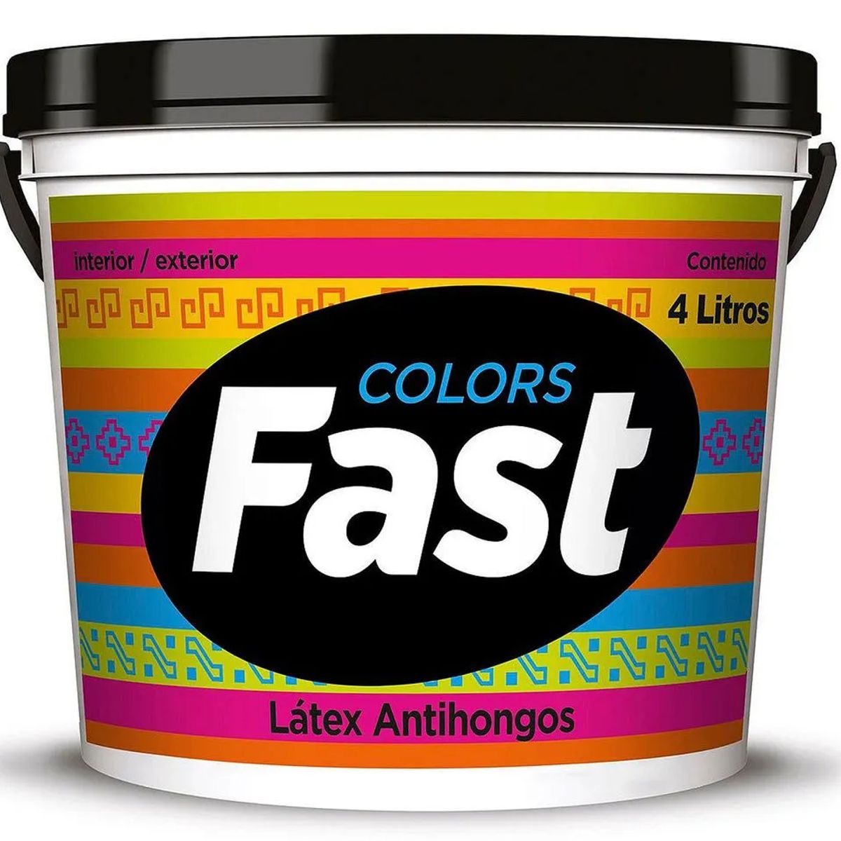 TRICOLOR - LATEX BALDE 4LTS ROJO COLONIAL TRIC FAST