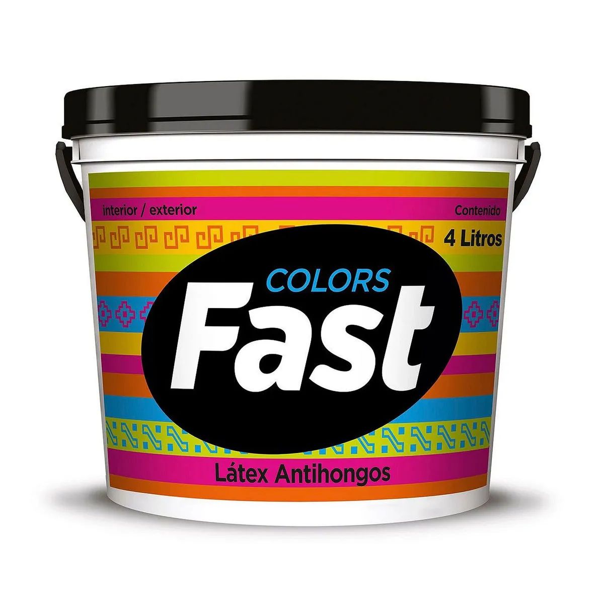 TRICOLOR - LATEX BALDE 4LTS ROJO COLONIAL TRIC FAST