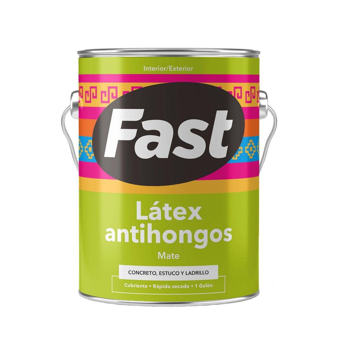 TRICOLOR - LATEX BALDE 4LTS ROJO COLONIAL TRIC FAST