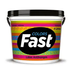 TRICOLOR - LATEX BALDE 4LTS ROJO TRIC FAST