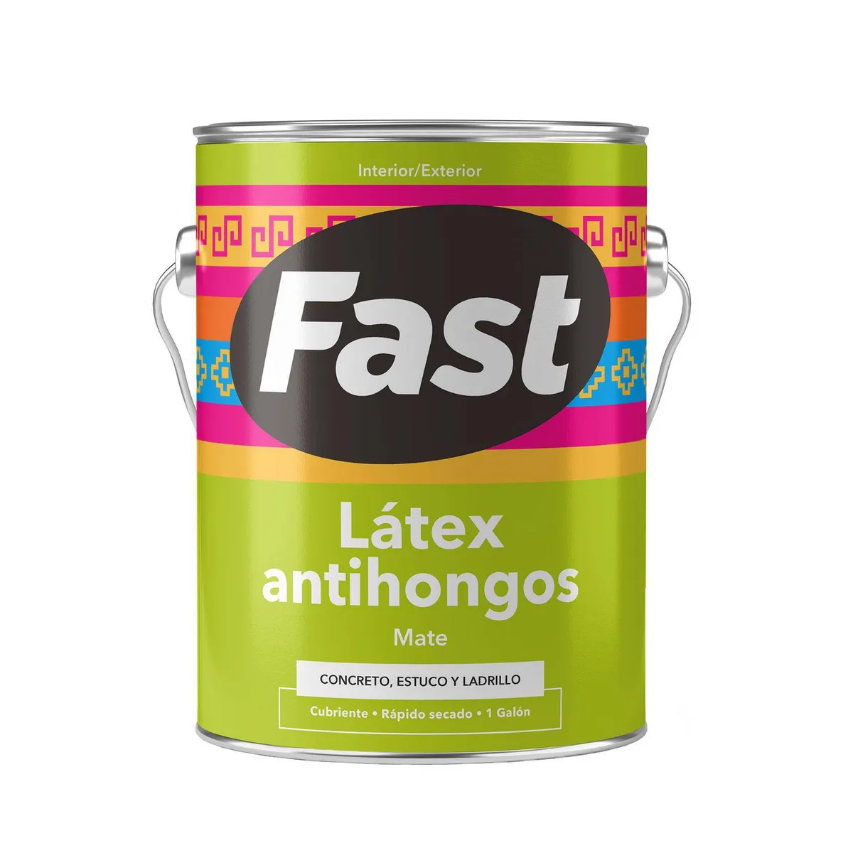 TRICOLOR - LATEX BALDE 4LTS ROJO TRIC FAST