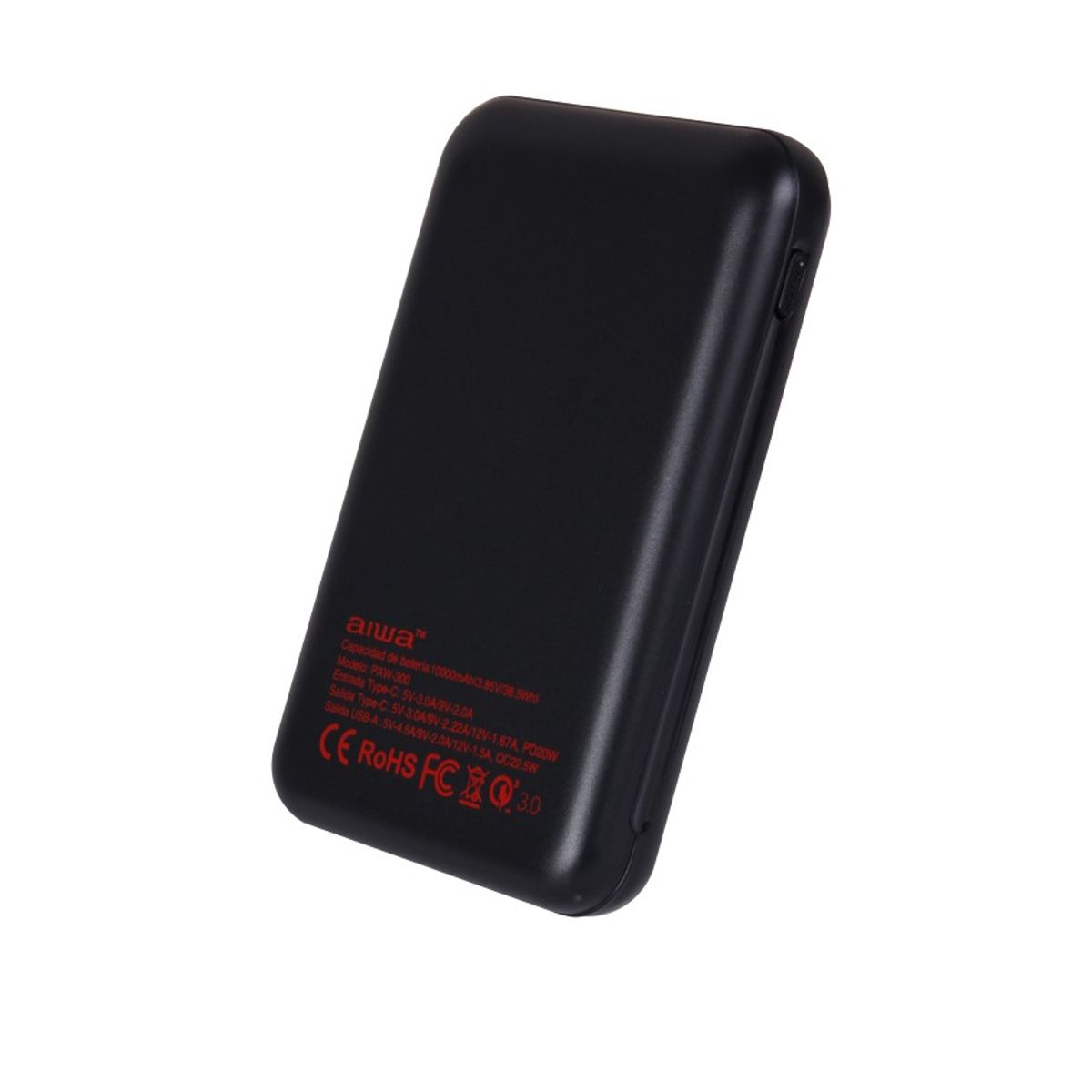 AIWA - Cargador Batería Externa Power Bank 10.000 Mah Aiwa Paw-300