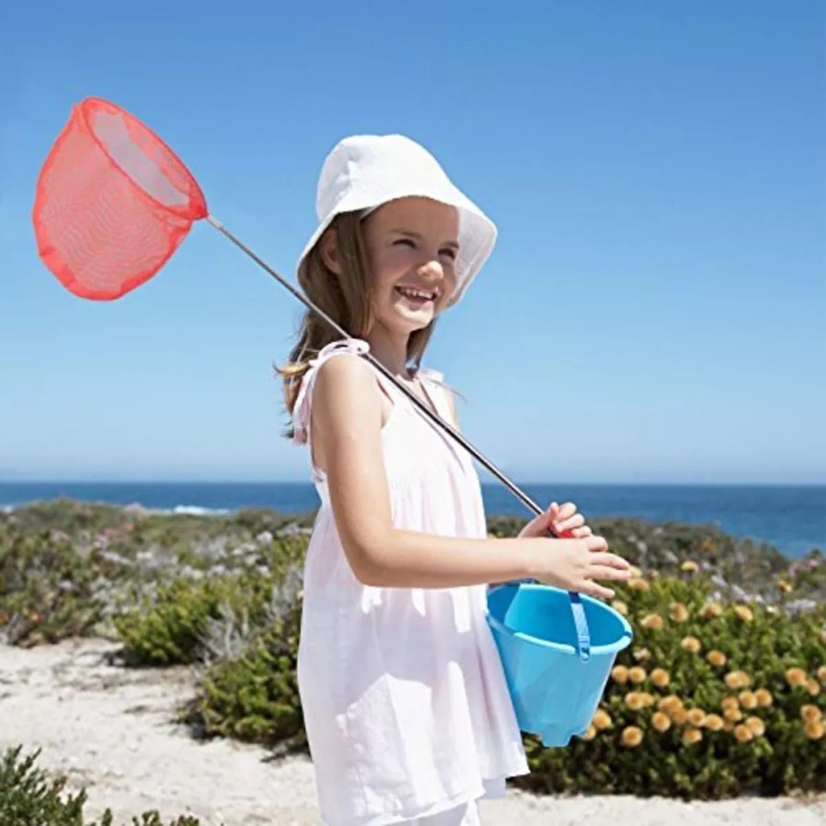 GENERICO - Red De Pesca Atrapa Mosca 120 cm de largo fijo