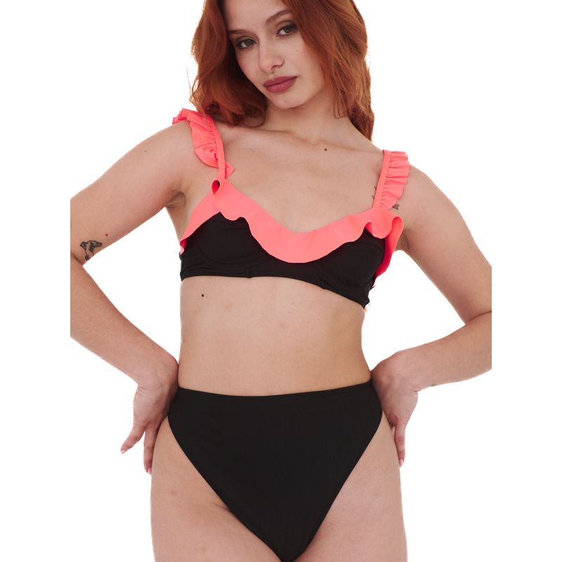 DAIKIRI BIKINIS - Daikiri Bikini Niza Raglan Negro.