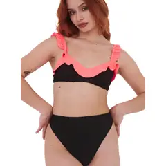 DAIKIRI BIKINIS - Daikiri Bikini Niza Raglan Negro.