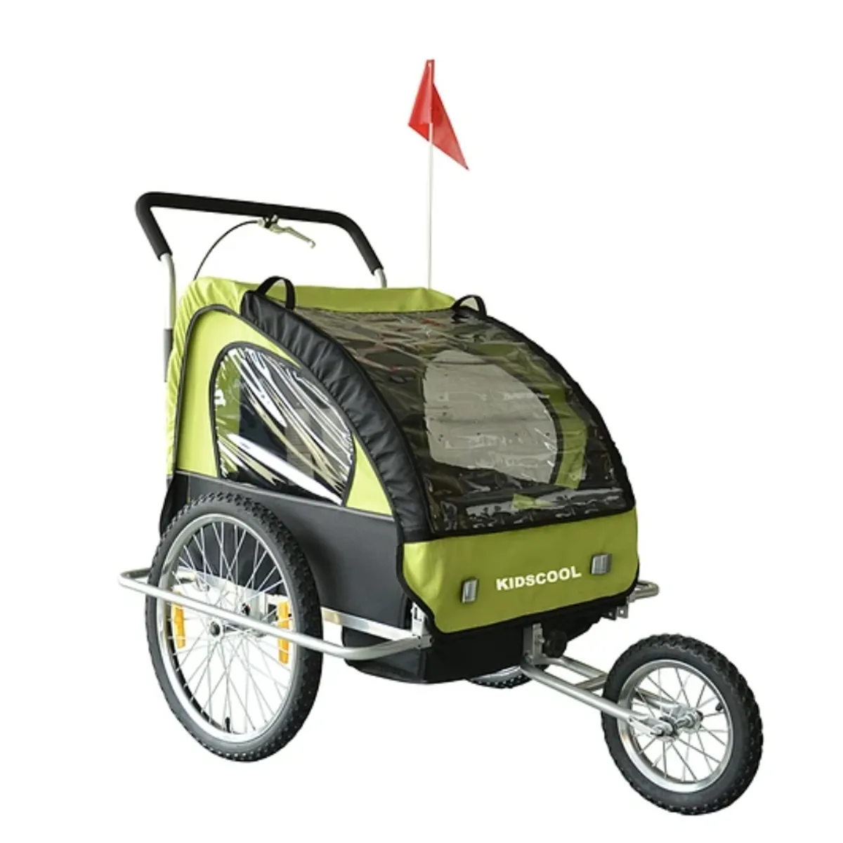 KIDSCOOL - Carrito Coche Baby Trailer Verde