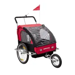 KIDSCOOL - CARRITO COCHE BABY TRAILER ROJO - - B031201RJ