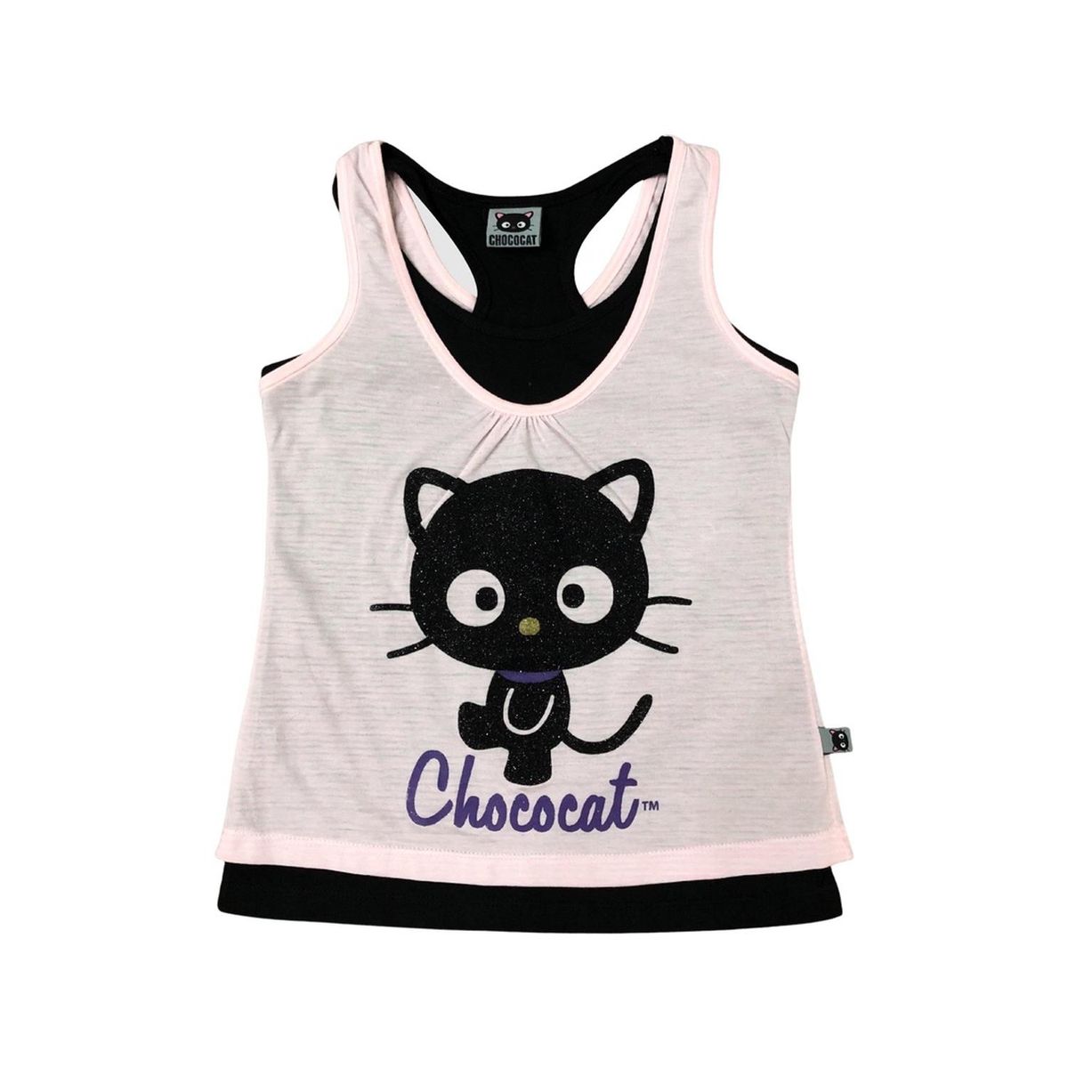 SANRIO - Polera Niña Algodón Estampado Chococat - Rosa