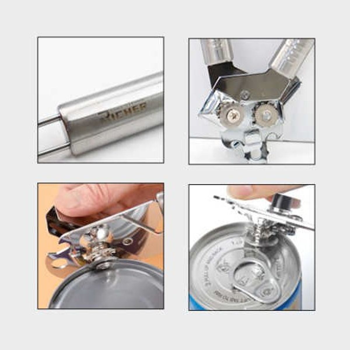 GENERICO - abrelatas manual de acero