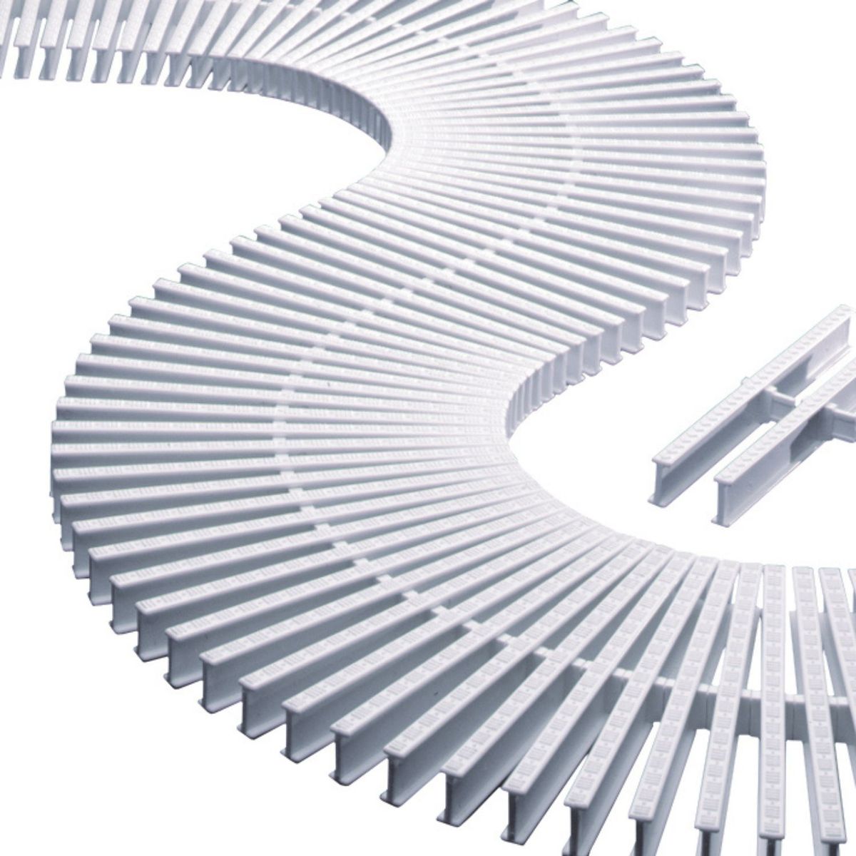 INSYTEC SAFETY - Rejilla Flexible para piscina 200x500x30 blanco