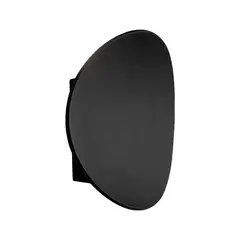 LED STUDIO - APLIQUÉ MURO CURVO 6W LUZ CÁLIDA IP65 GRIS OSCURO