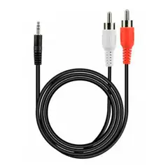 PHILCO - CABLE 1 PLUG 3.5ST A 2 RCA 1,80 MTS 32N000211