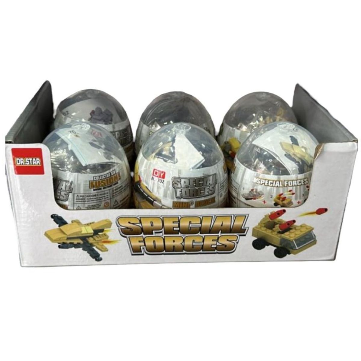 OEM - Juegos De Bloques De Construcción Mini Máquina Construcción 6 en 1