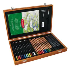 DERWENT - Set de lápices en caja de madera Academy GENERICO