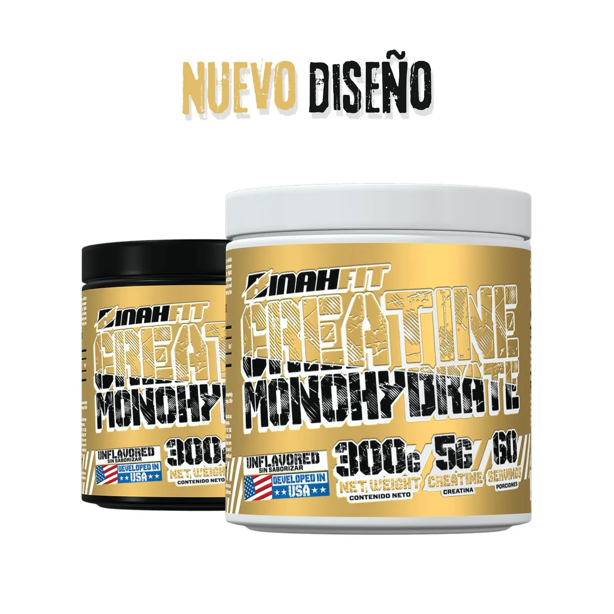 BINAH - Creatina monohidratada 100% Pack 600gr - 120 servicios - Binah