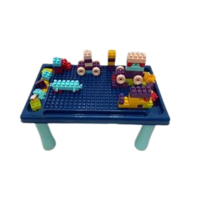 GENERICO - Mesa De Bloques Didactica Construccion 113 Pcs