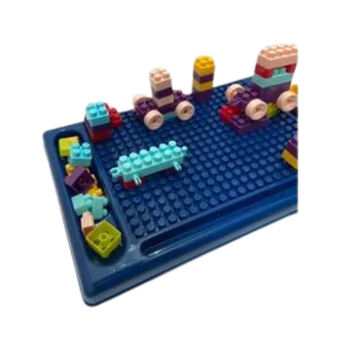 GENERICO - Mesa De Bloques Didactica Construccion 113 Pcs