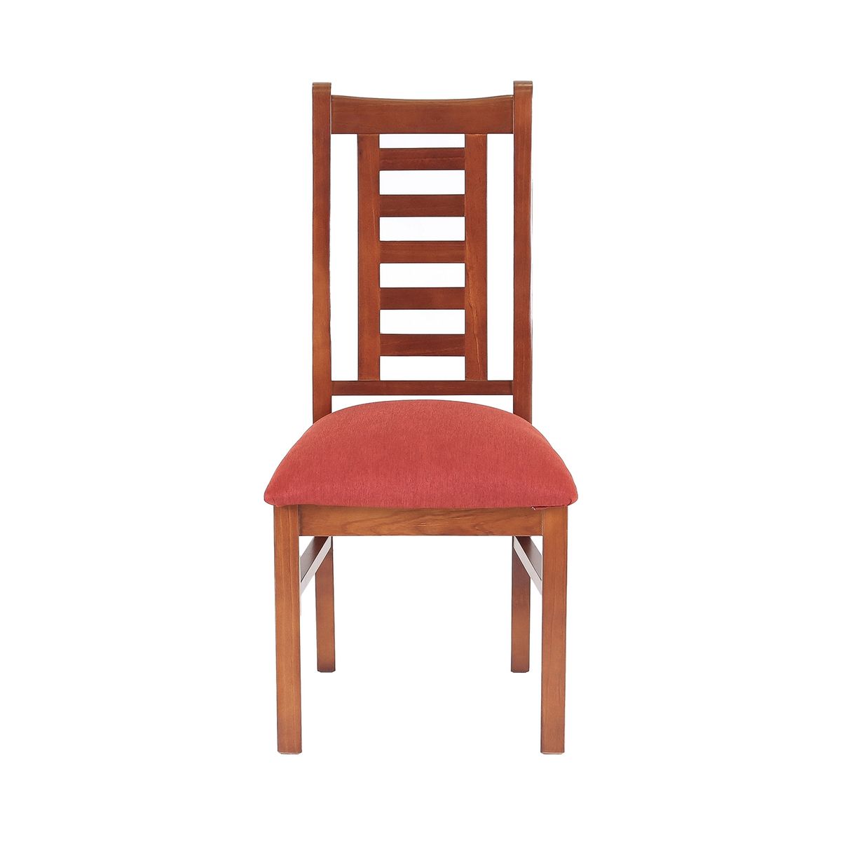 MUEBLES AMERICA - Silla Nacional Comedor Color Raulí Tapiz Terracota.