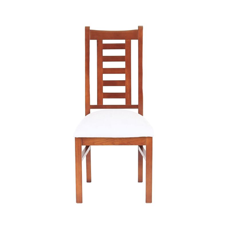 GENERICO - Silla Nacional Comedor Color Raulí Tapiz Crudo