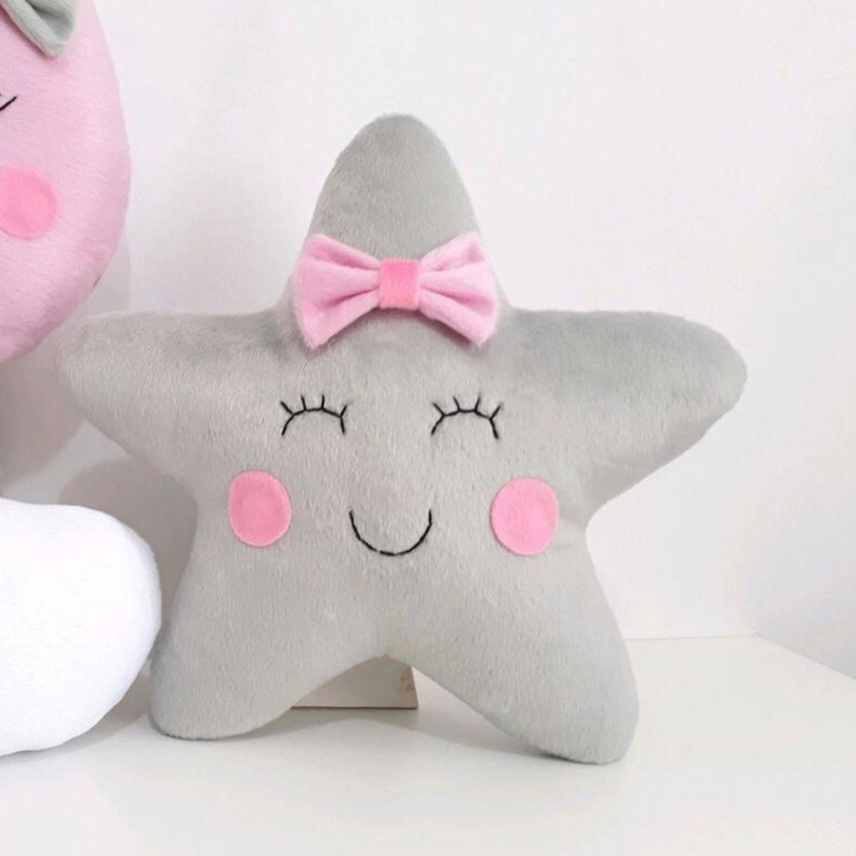 GENERICO - ALMOHADA ESTRELLA GRIS