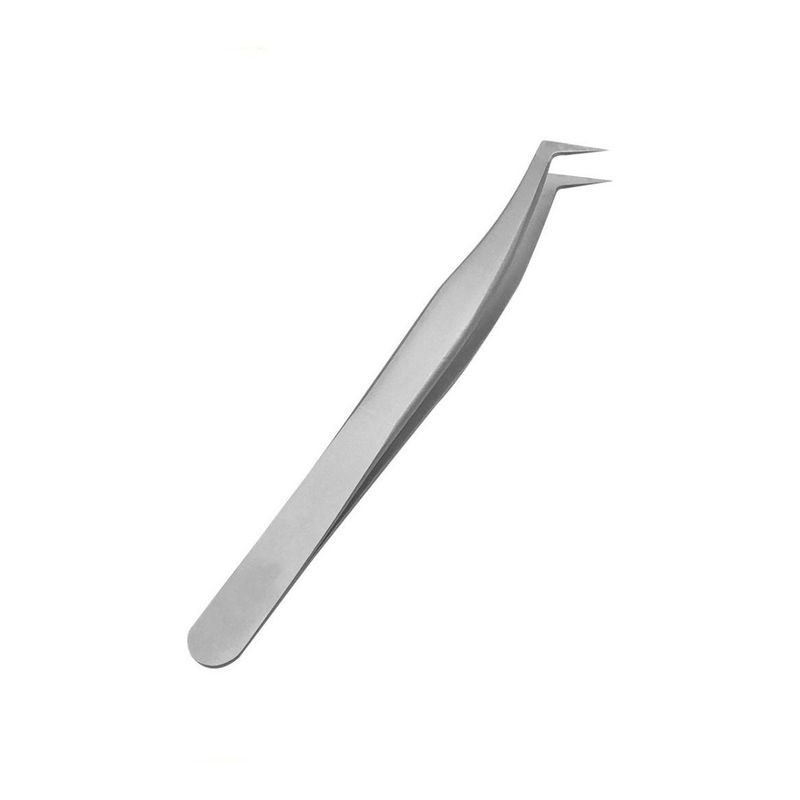 GENERICO - Pinza De Pestañas Para Volumen Extensiones Tipo- L Plomo