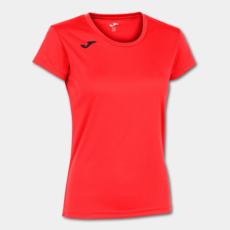 JOMA - Polera Técnica Joma Record II Mujer CoralFluor