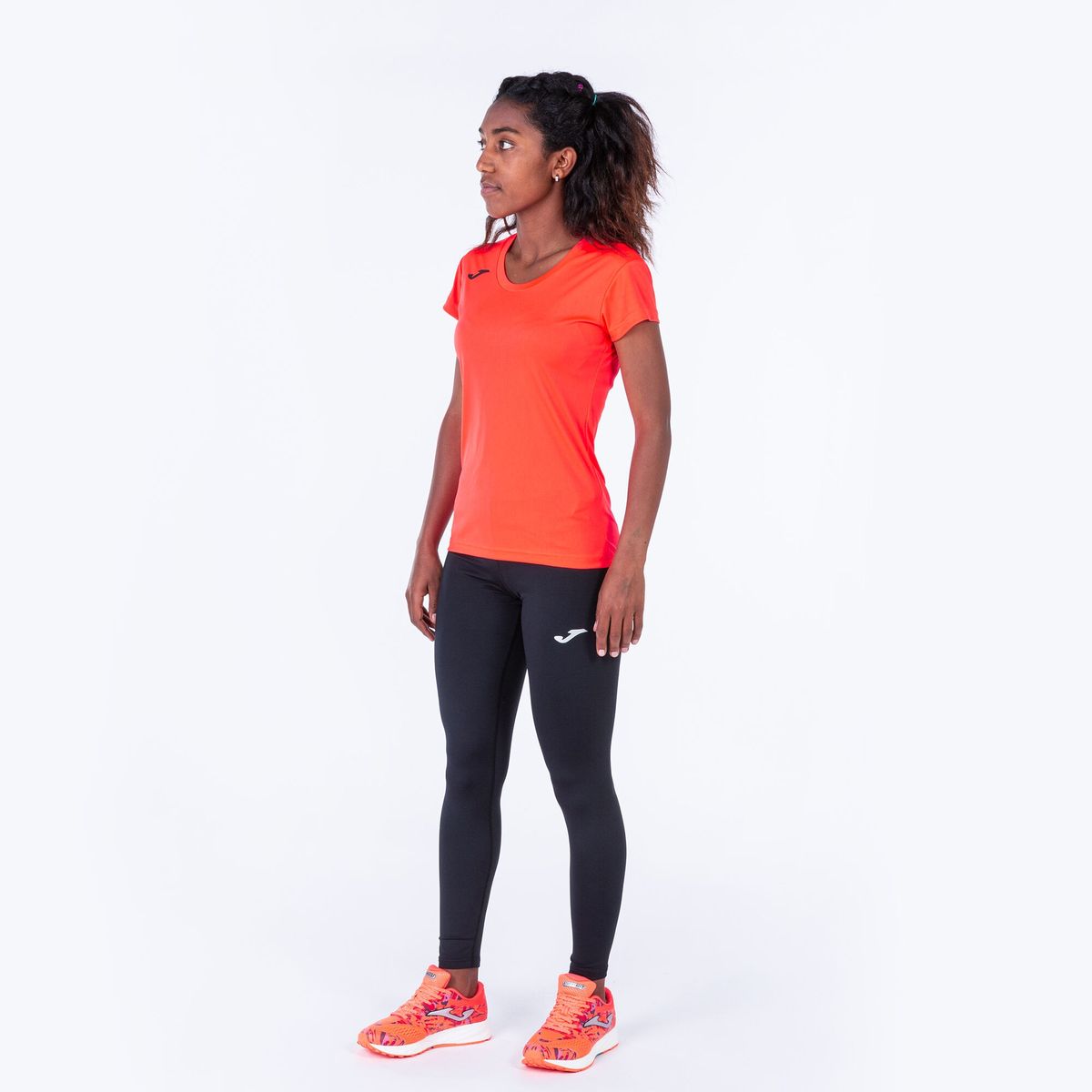JOMA - Polera Técnica Joma Record II Mujer CoralFluor
