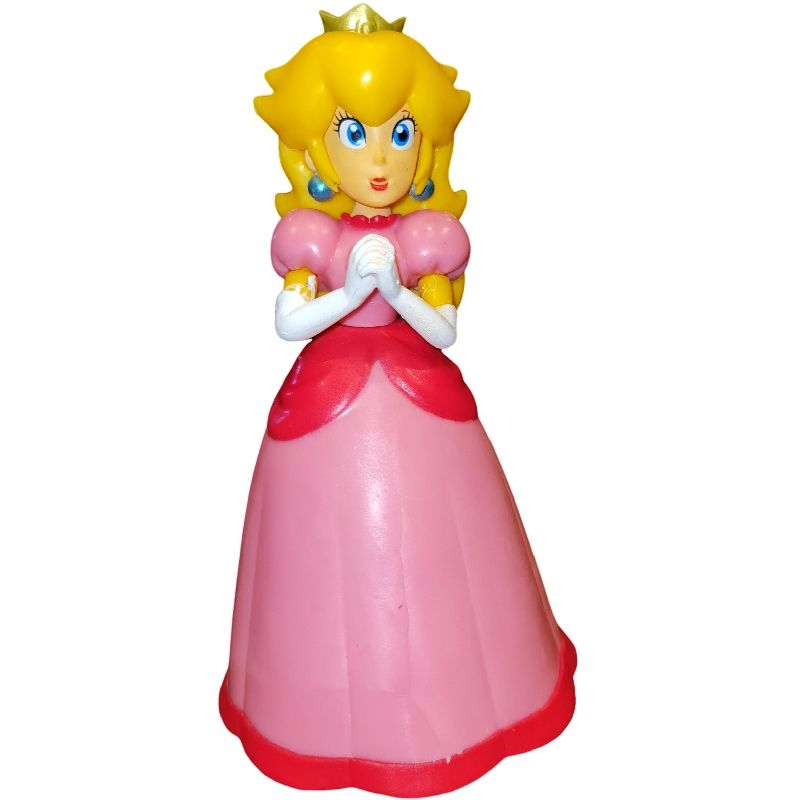 GENERICO - Figura Princesa Peach de 14cm Articulado Coleccionable