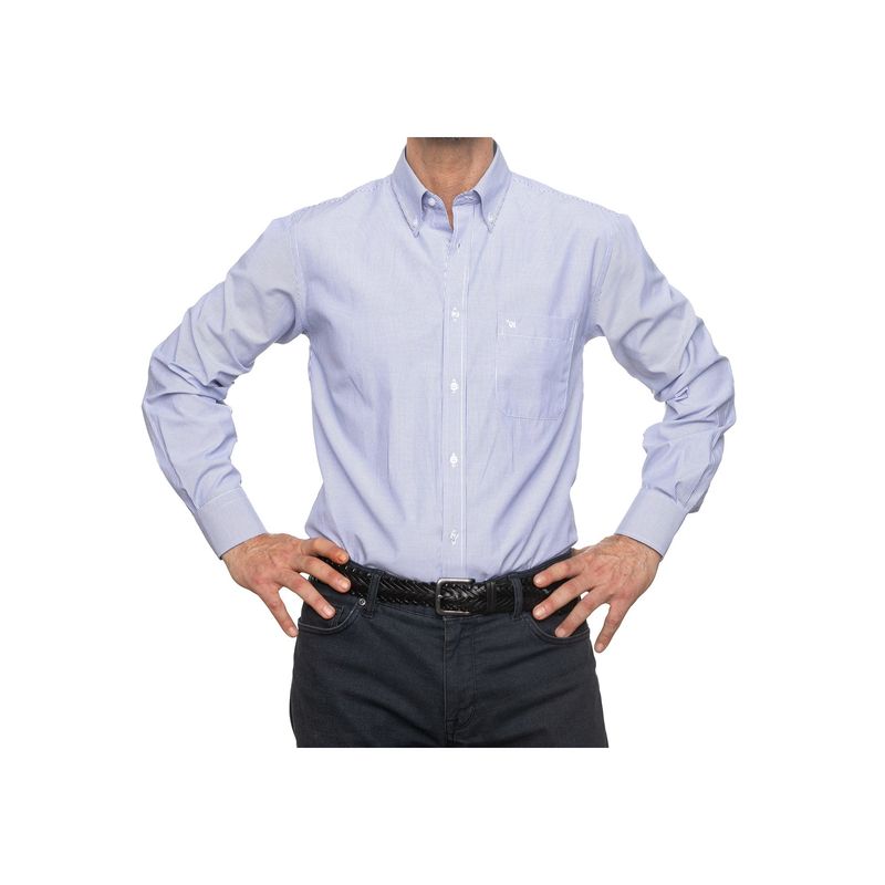 VANDINE - Camisa Etiqueta Roja Listada azul V24-2 VANDINE