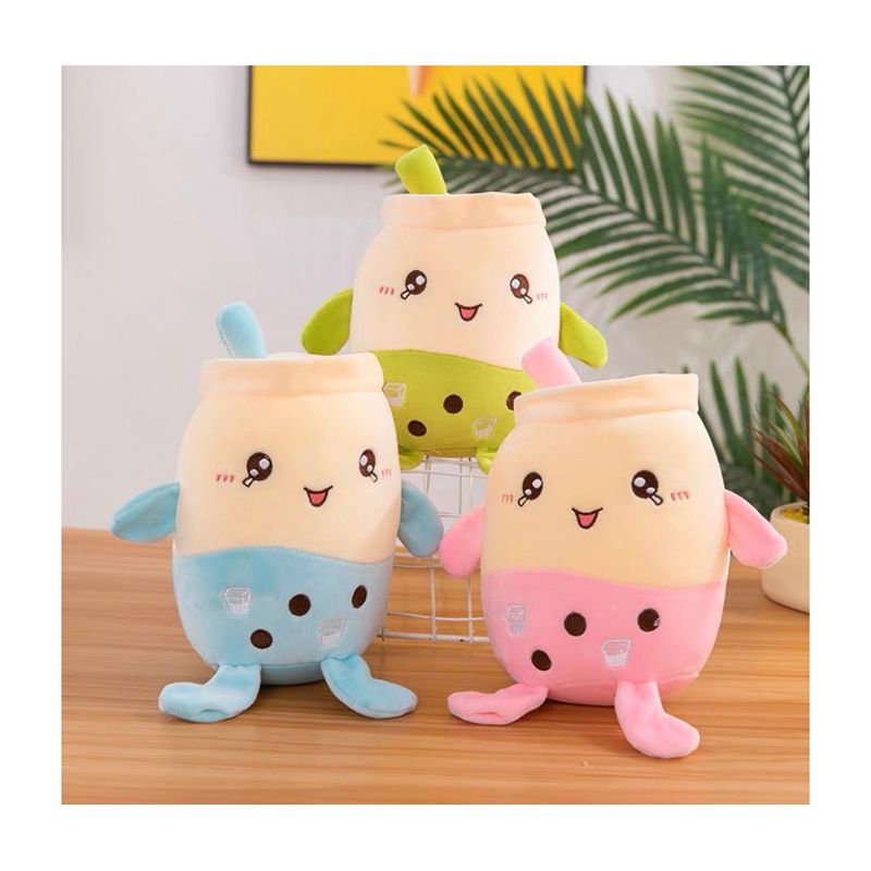 GENERICO - Bonita Almohada Para Peluche De Té Con Leche 25CM Rosa