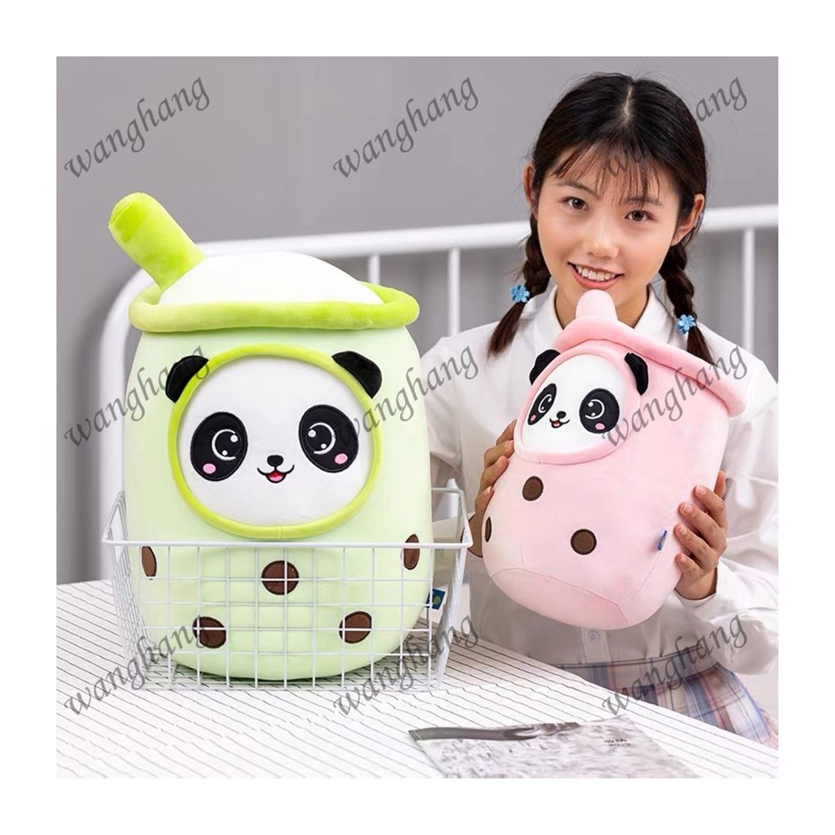 GENERICO - Juguete De Almohada De Felpa Con Taza De Té Con Leche 35cm