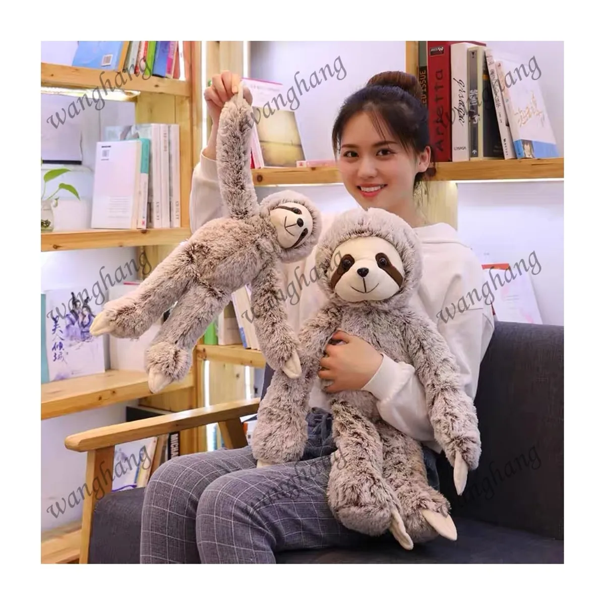 GENERICO - Juguete Lindo Peluches Perezoso De Felpa Terciopelo 50 Cm.