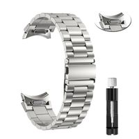 Correa Acero para Galaxy Watch 6 + Ajustador Plateada