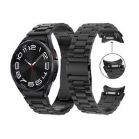 Correa Acero para Galaxy Watch 6 + Ajustador Negra