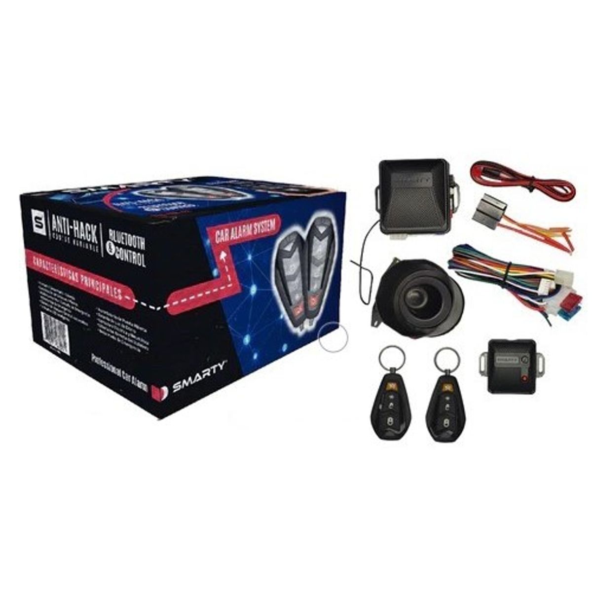 SMARTY - Alarma Auto Bluetooth Código Variable Smarty Alta Calidad