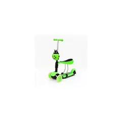 GENERICO - Scooter Monopatín 3 En 1 Ajustable Niño Chinita Led