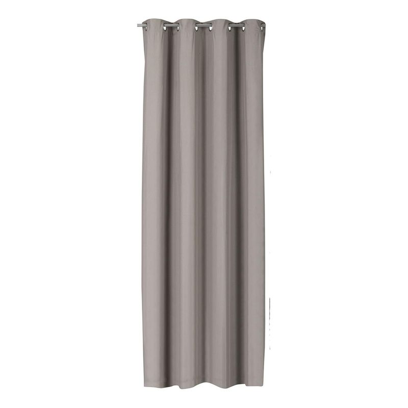 CLEMS CORTINAS - Cortina Tradicional 100% Blackout Cafe Claro