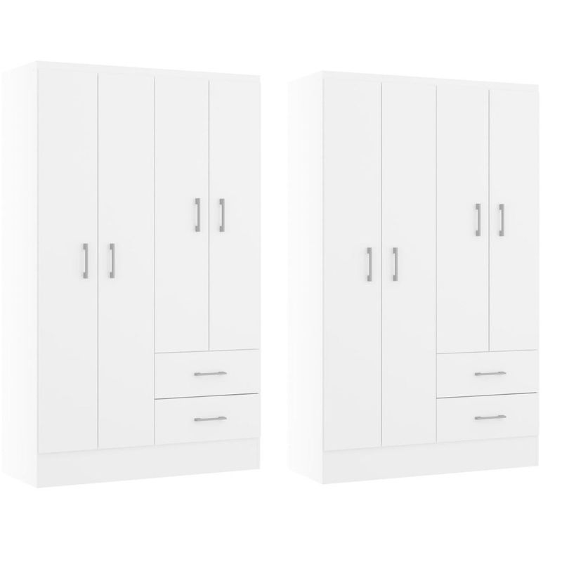 RIMEIS LTDA - Combo 2 Closet 4 puertas 2 cajones  R-302