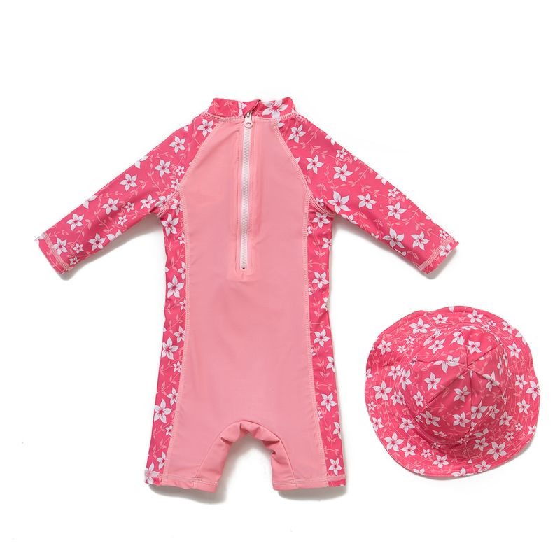 AGREEONE - Traje de Baño Manga 34 Protección Solar UV para Bebé Niñas.