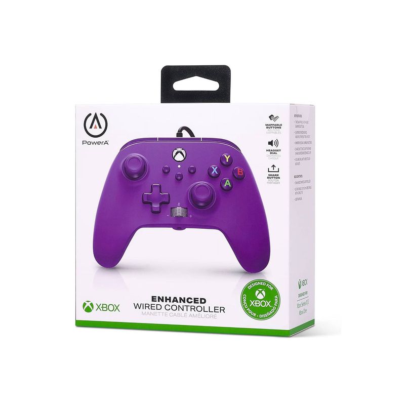 POWER A - Control PowerA  Enhanced Wired - Royale Purple - Xbox S/X