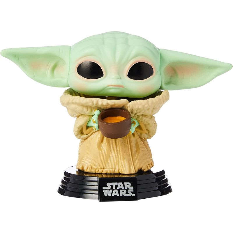 ASMODEE - Funko Pop Star Wars Mandalorian - El Niño con taza