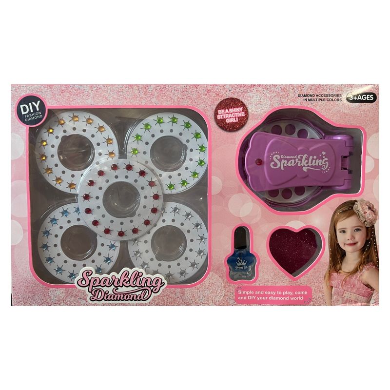 GENERICO - Maquina De Brillo Para Adornar El Cabello Bling Bling