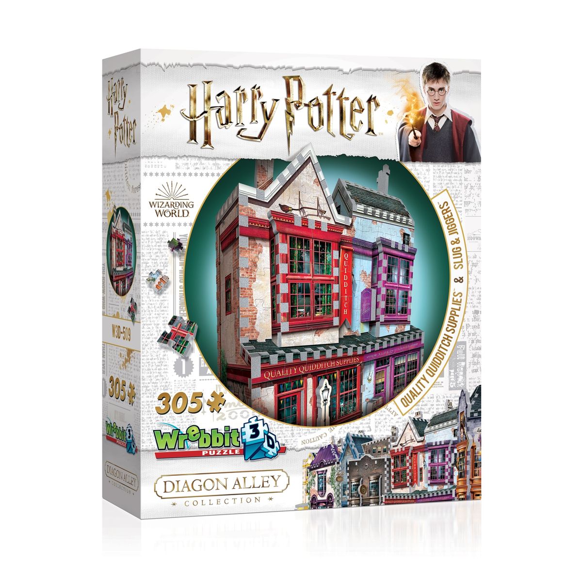 WREBBIT - Puzzle Tienda de Quidditch Harry Potter 305 piezas