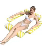 Hamaca Flotador Con Malla Para Agua Piscina Playa