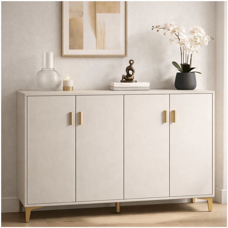Comoda Hall Zapatero Multifuncional Europeo 120x32x92