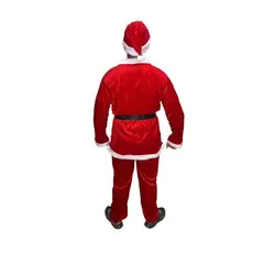 GENERICO - Disfraz Viejo Pascuero Papa Noel Santa Claus Cómodo Ligero