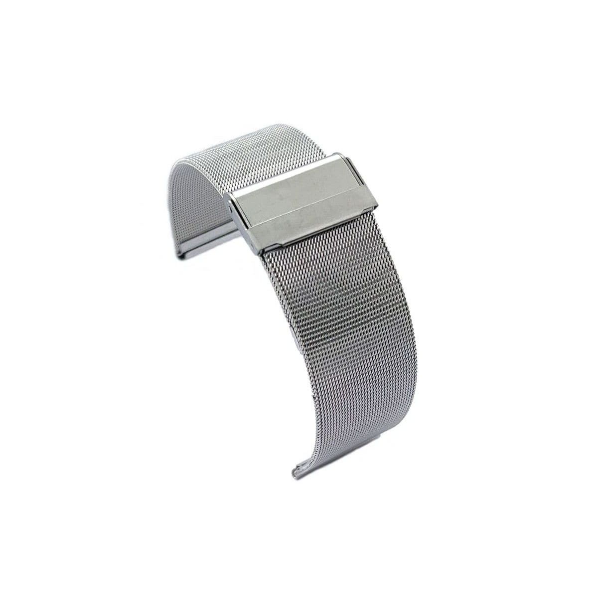 GENERICO - Correas Reloj Diloy Malla Milanesa Acero 24 mm