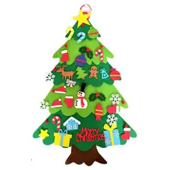 GENERICO - Arbol Navideño De Fieltro Con Luces Led Ilumina Tu Navidad