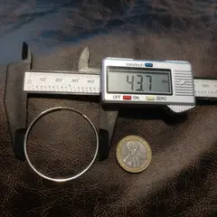 GENERICO - Aros Argollas lisas elaboradas en Plata Italiana 925