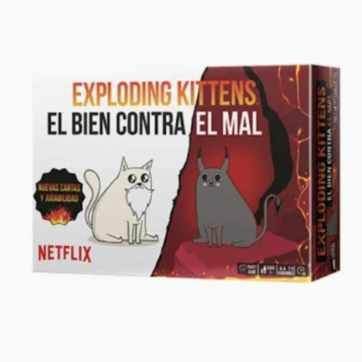 DEVIR - Exploding Kittens El Bien Contra el Mal - Juego De Mesa
